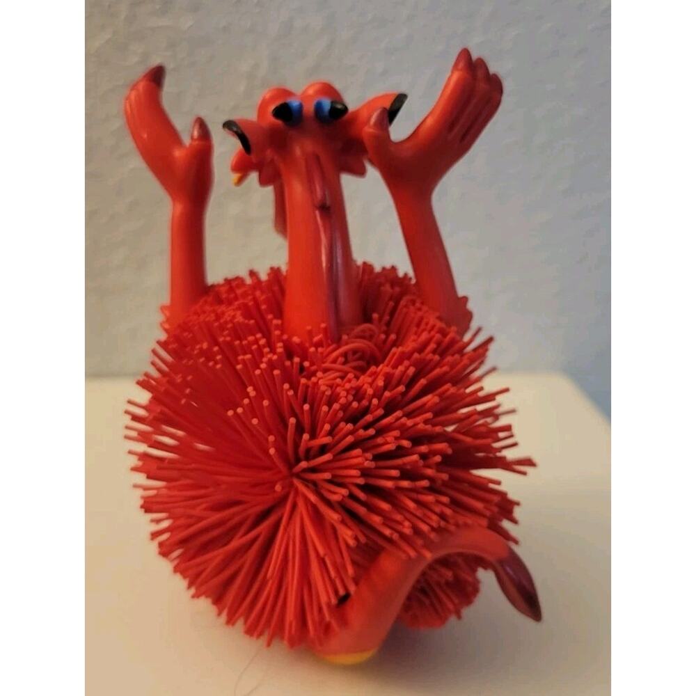 Koosh Balls Toys (Set of 2) 1998 Godzilla T-Rex 1998 Mushu Dragon - Picture 7 of 16